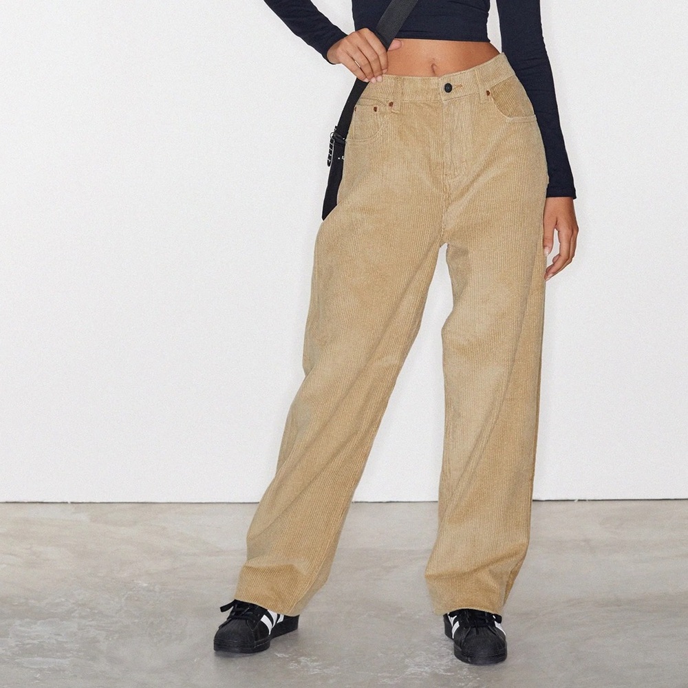 MOTEL Rocks Parallel Jeans in Cord Sand